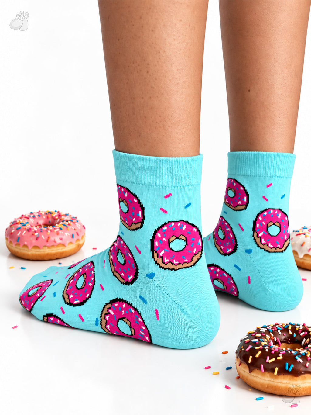 Donut - Munch edition Ultra Light Designer Ankle Sock