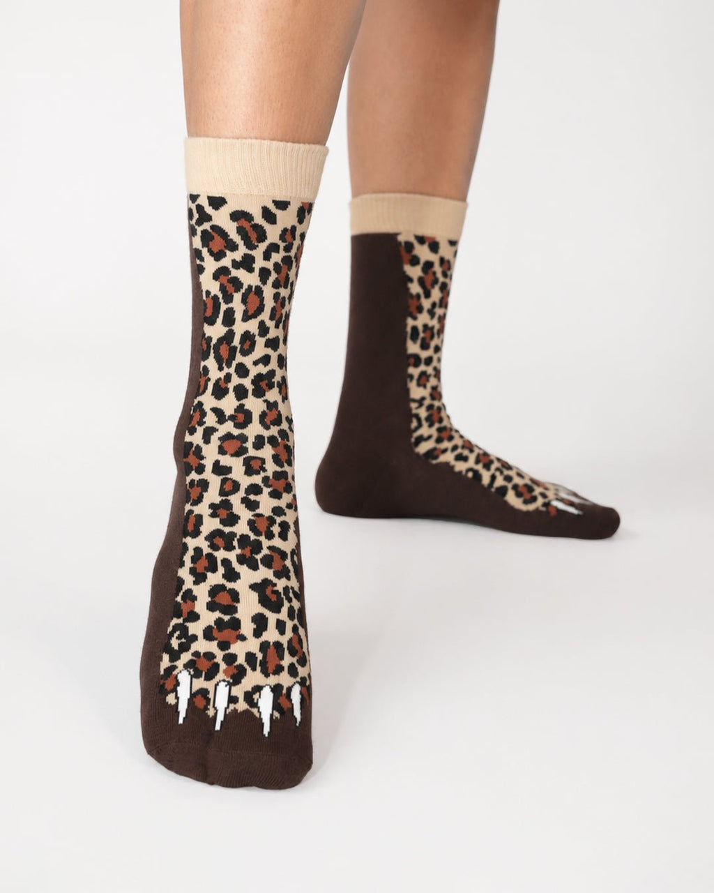 Rouge - Wild legs edition Ultra Light Designer Crew Sock
