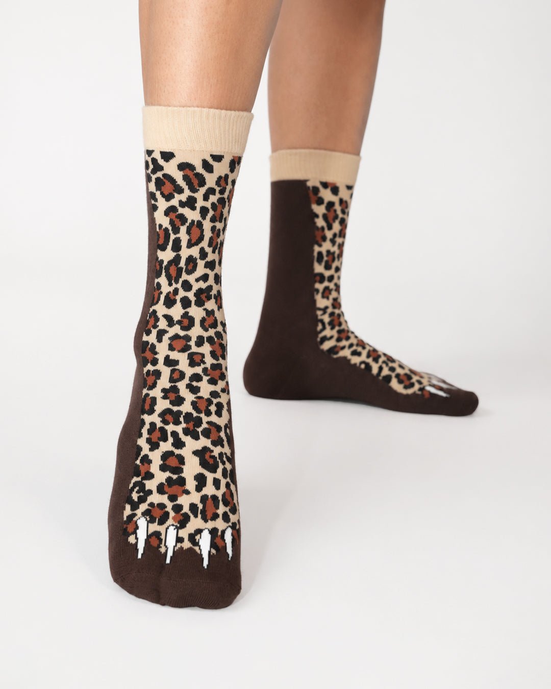 Rouge - Wild legs edition Ultra Light Designer Crew Sock