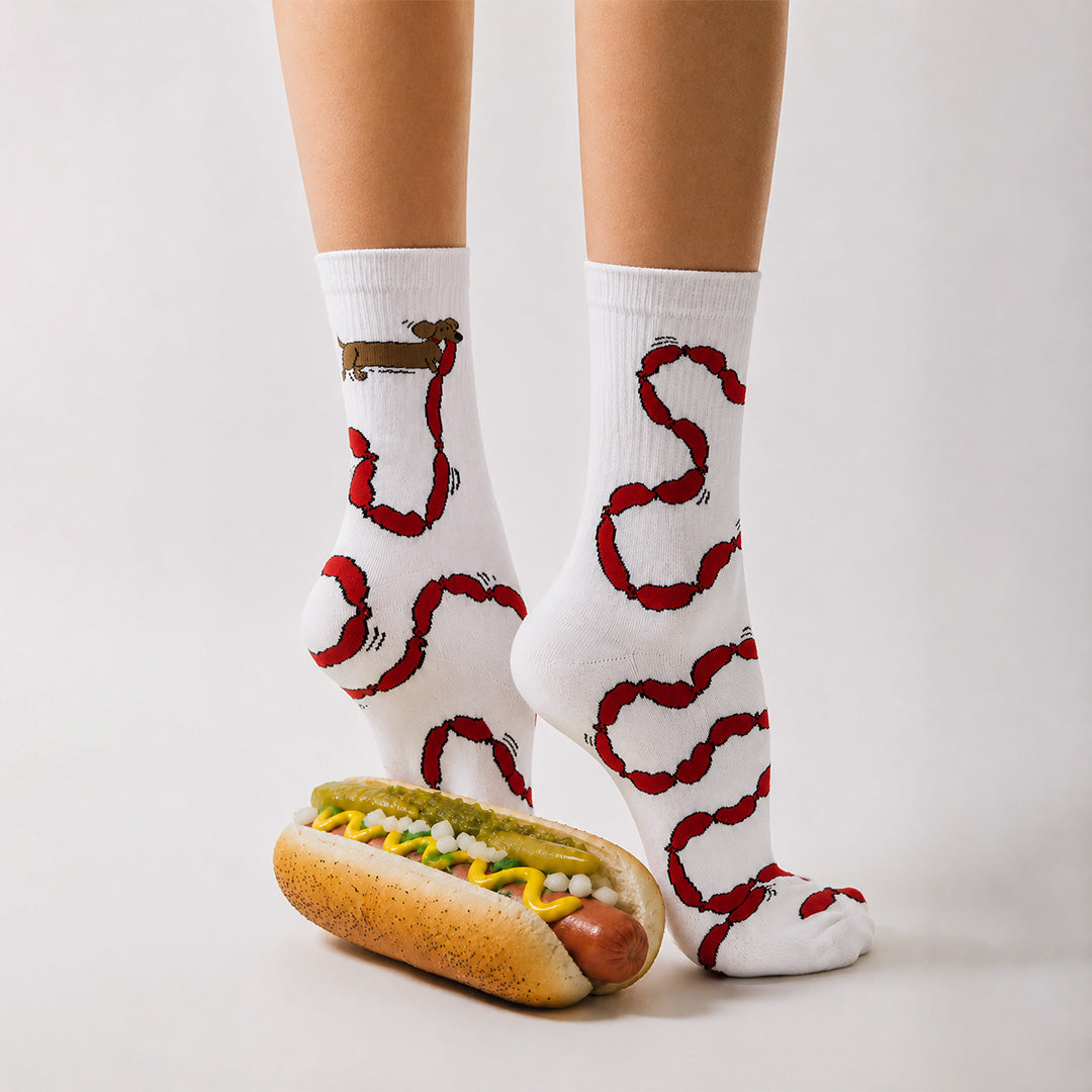 Hot Dog & Hot Dog Socks