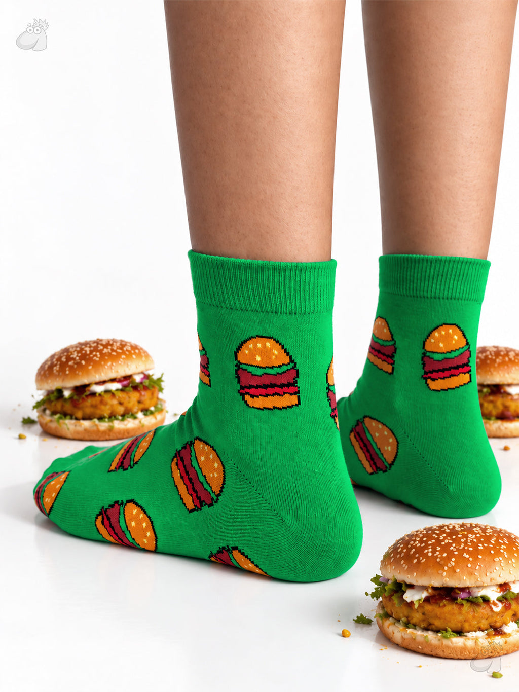Burger - Munch edition Ultra Light Designer Ankle Sock