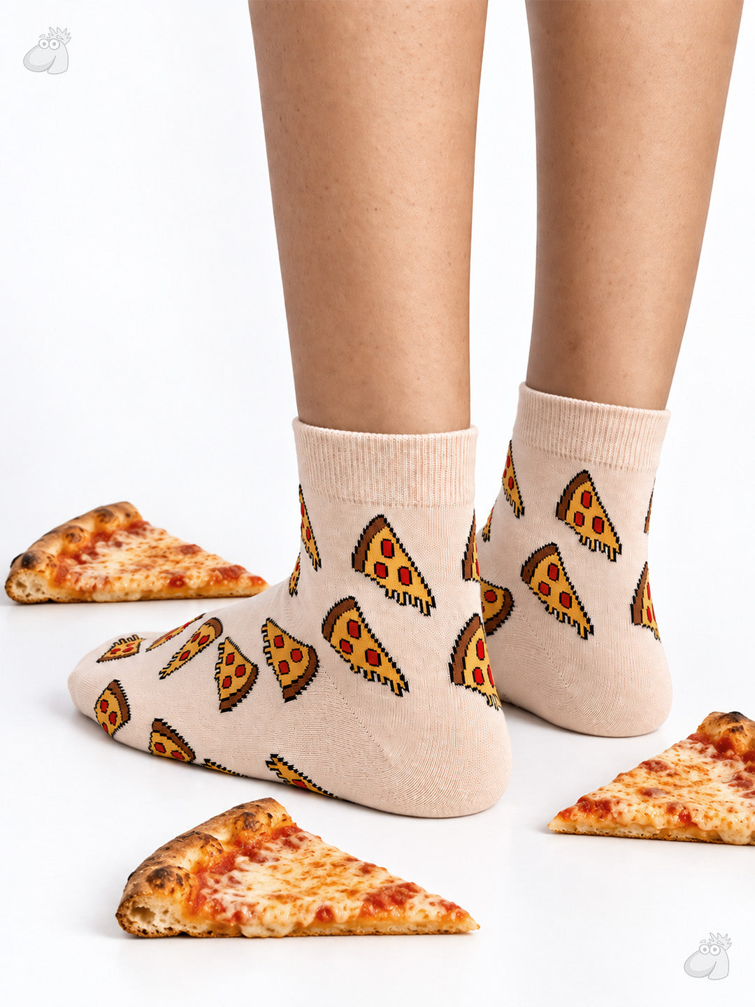 Pizza - Munch edition Ultra Light Designer Ankle Sock