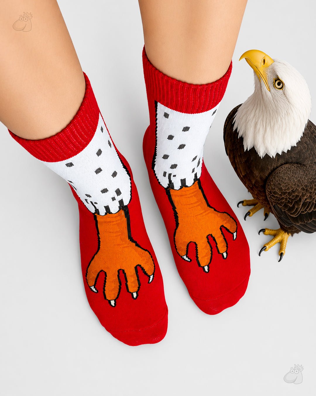 Eagle - Funny legs edition Ultra Light Designer Crew Sock