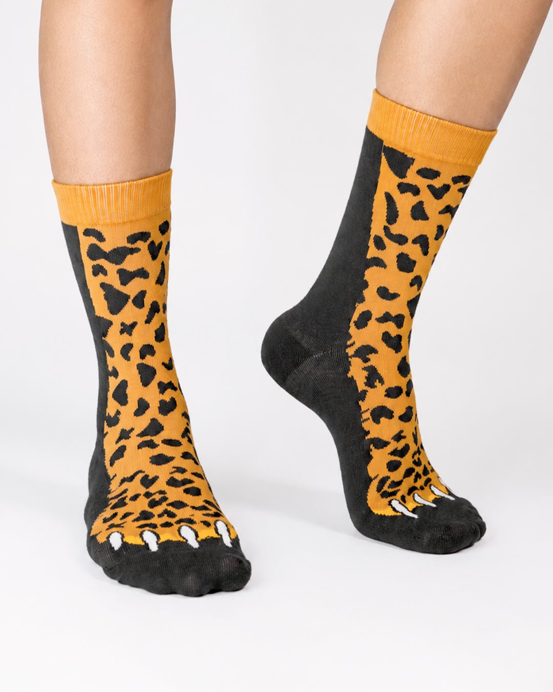 Pounce - Wild legs edition Ultra Light Designer Crew Sock