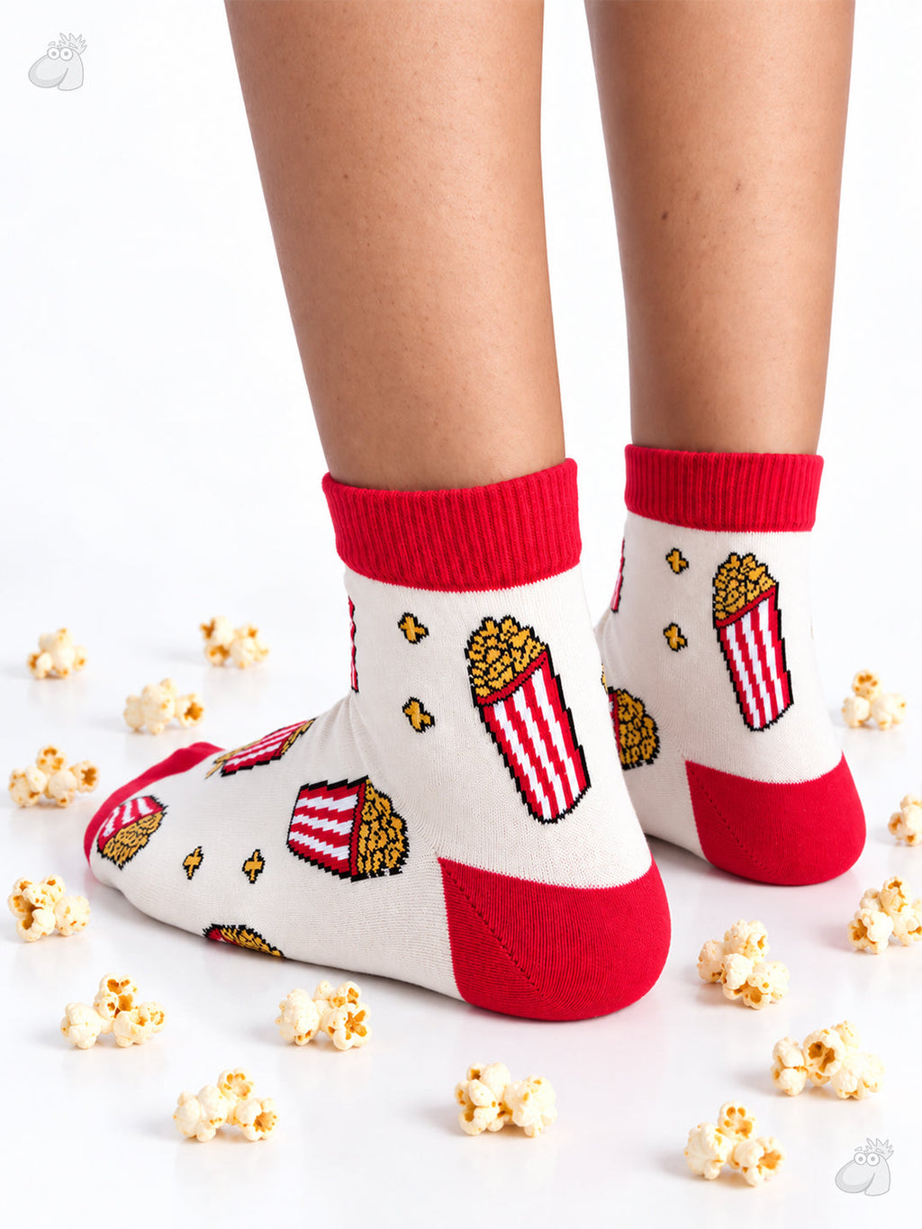 Popcorn - Munch edition Ultra Light Designer Ankle Sock