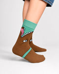 Dog- Jaws & Claws Ultra Light Designer Crew Sock