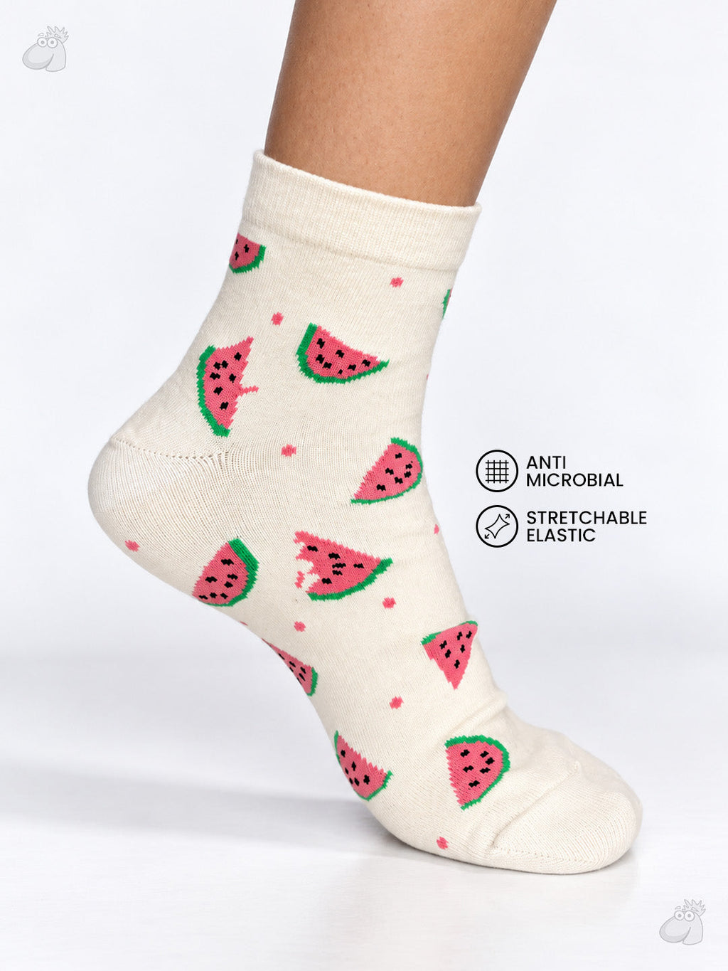 Watermelon - Bunch edition Ultra Light Designer Ankle Sock