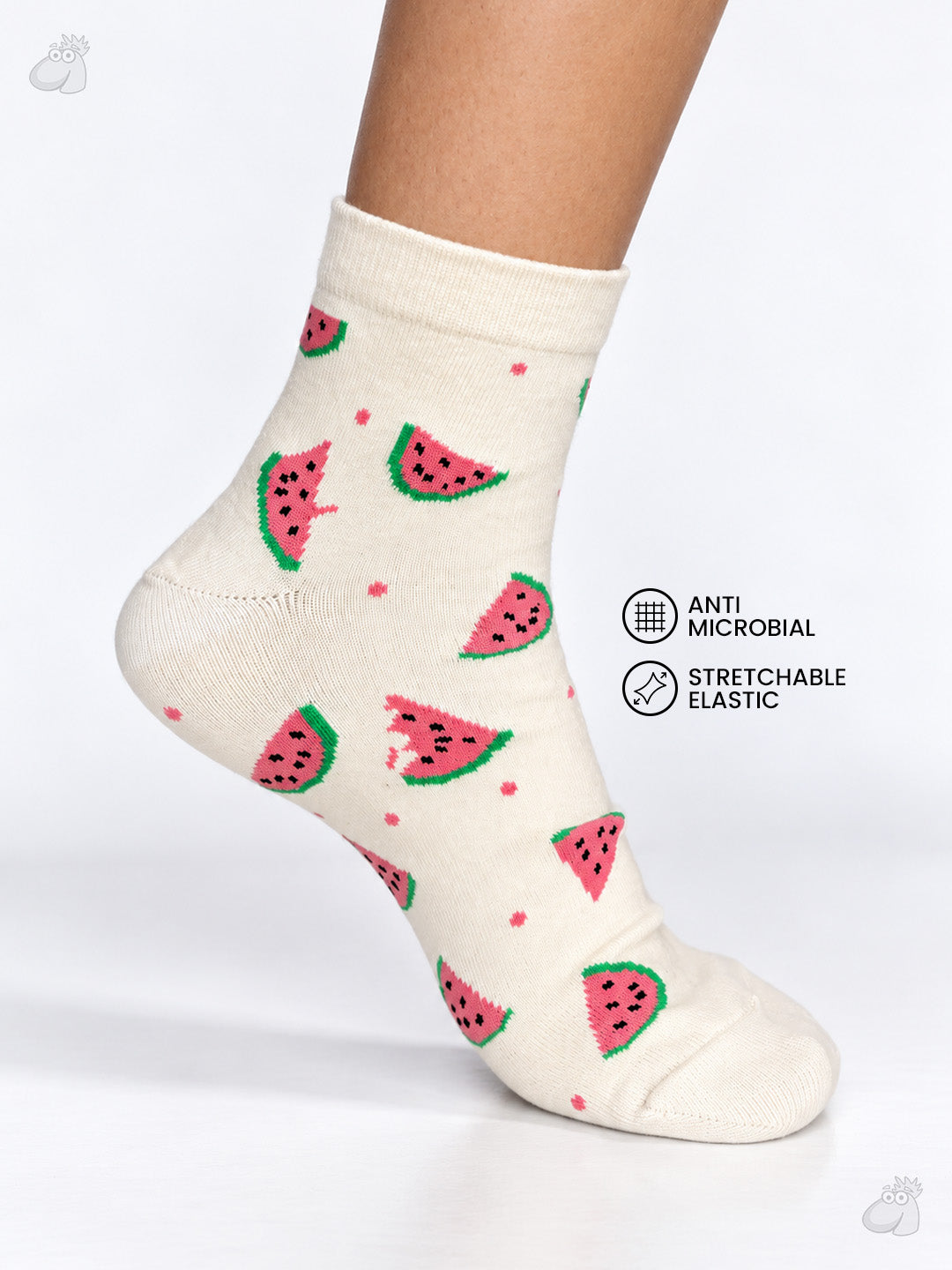 Watermelon - Bunch edition Ultra Light Designer Ankle Sock