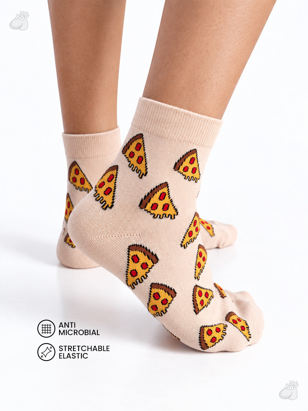 Pizza - Munch edition Ultra Light Designer Ankle Sock