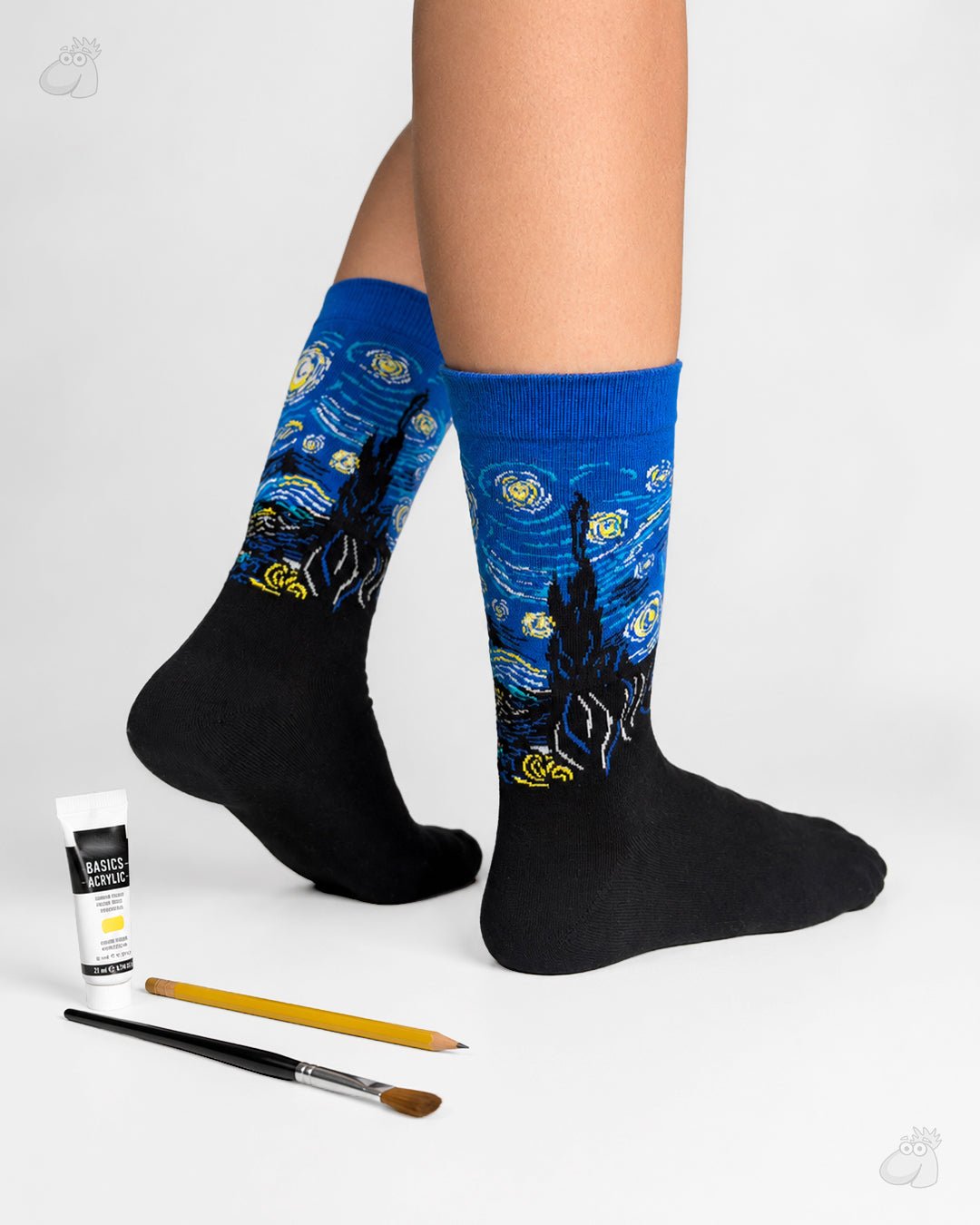 Midnight Muse- Masterpiece Edition Ultra Light Designer Crew Sock