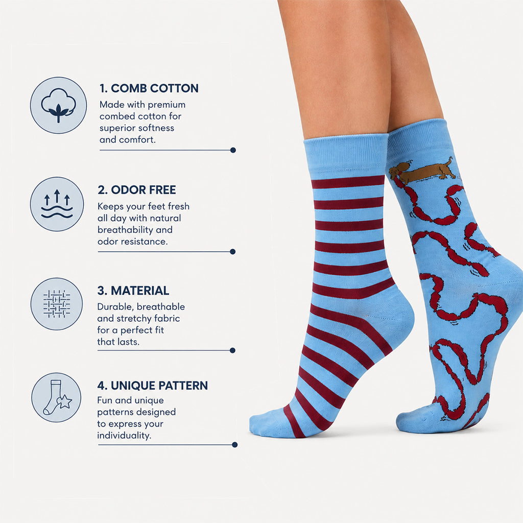 Central Park Hot Dog Socks