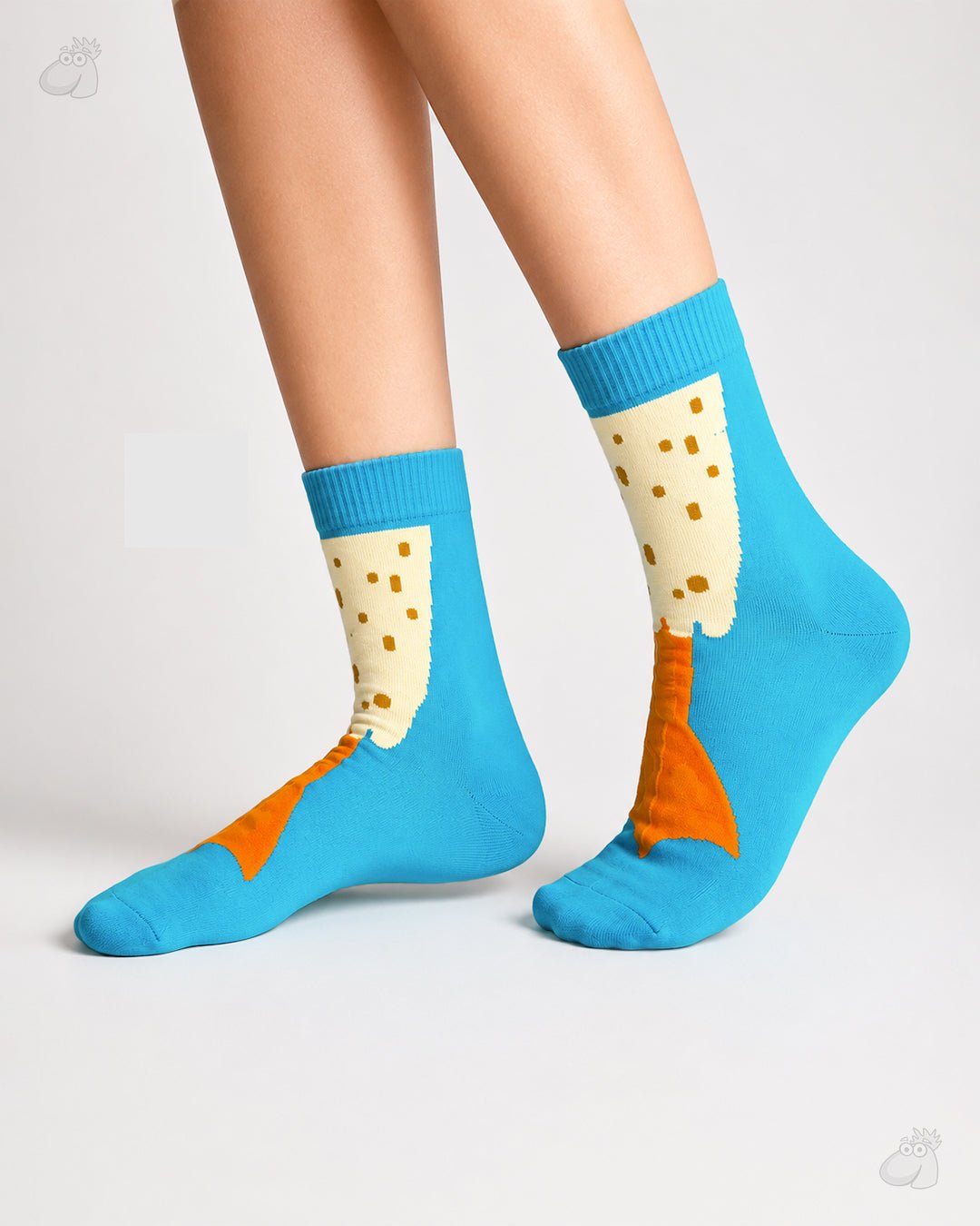 Duck - Funny legs edition Ultra Light Designer Crew Sock