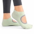 '-Women's Yoga/Pilates Studio Socks- Green-