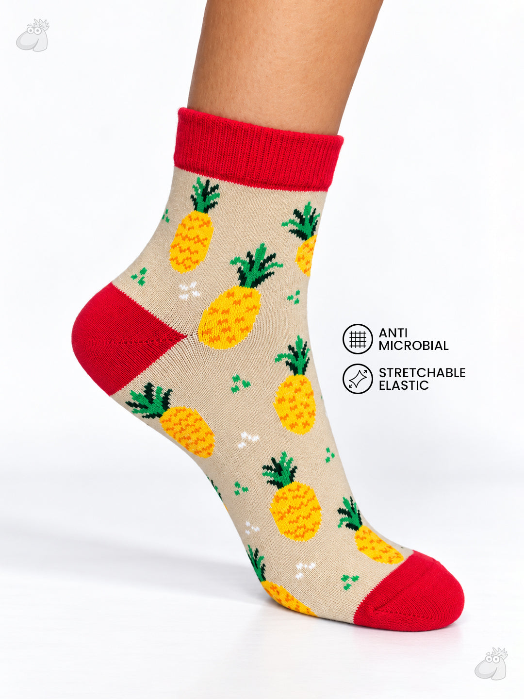 Pineapple - Bunch edition Ultra Light Designer Ankle Sock