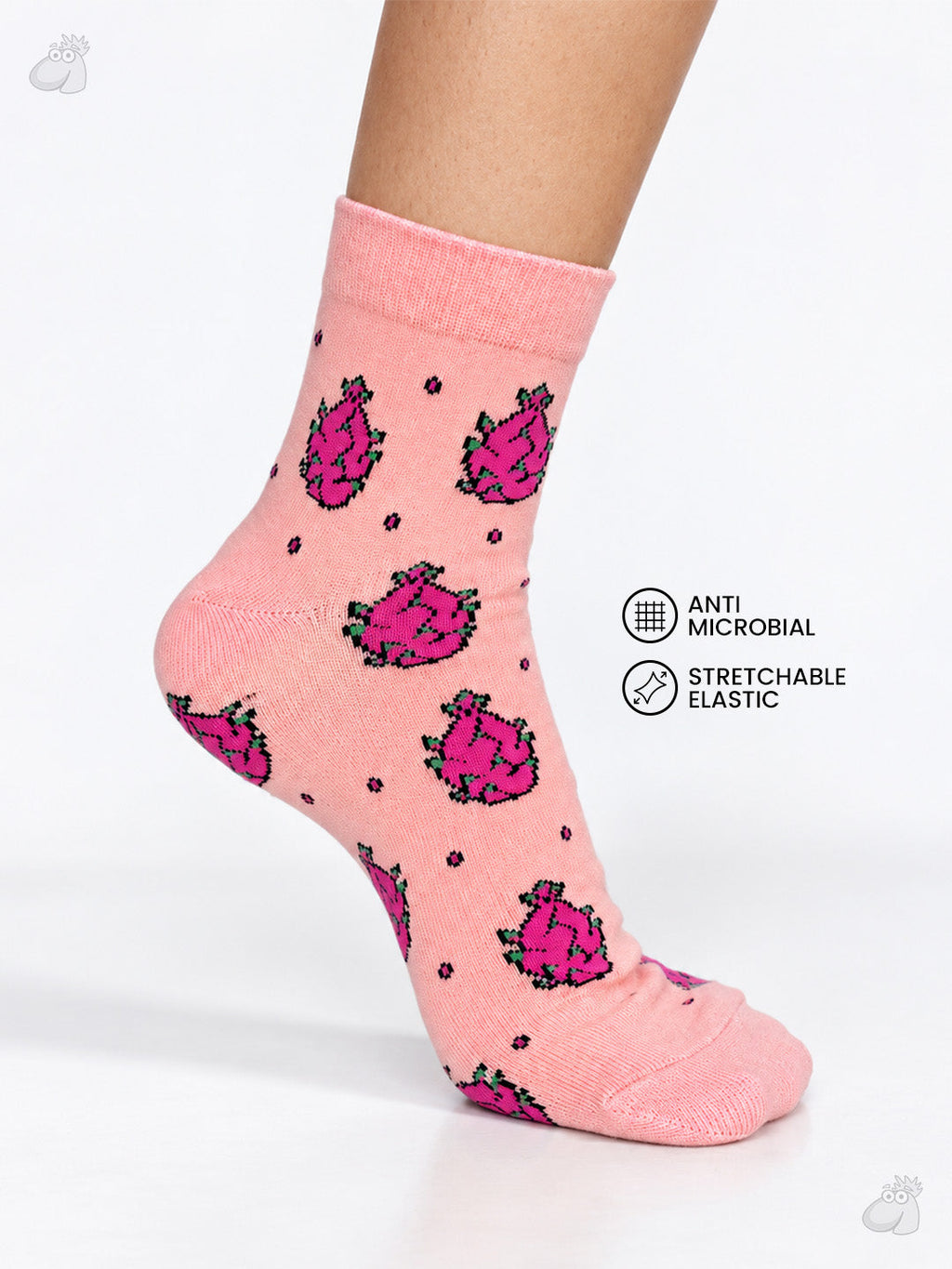Dragon Fruits - Bunch edition Ultra Light Designer Ankle Sock