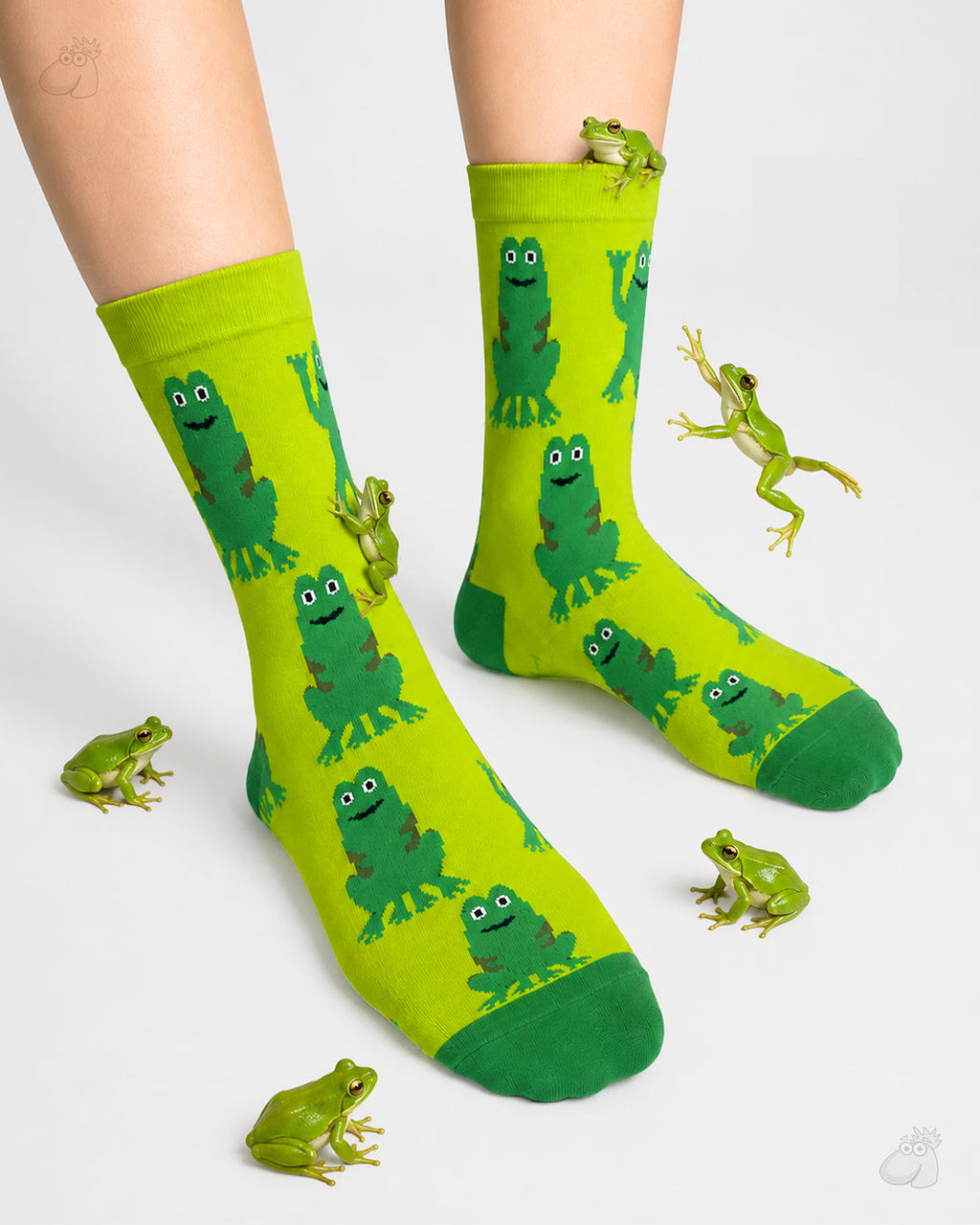 Monsoon- Frog Ultra Light Designer Crew Sock