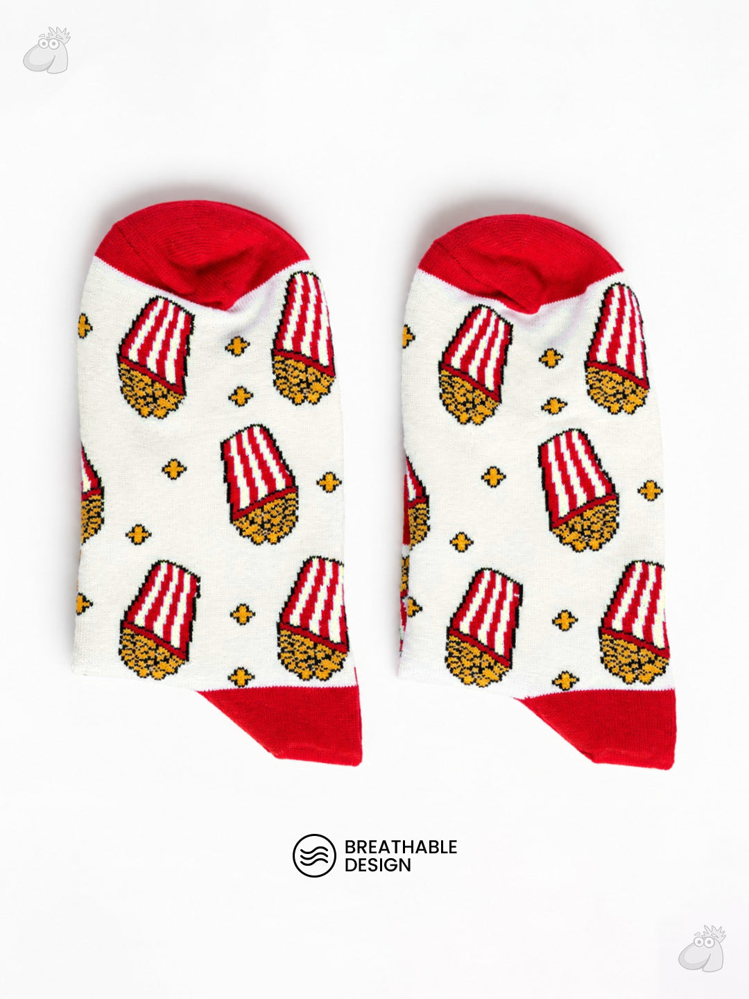Popcorn - Munch edition Ultra Light Designer Ankle Sock