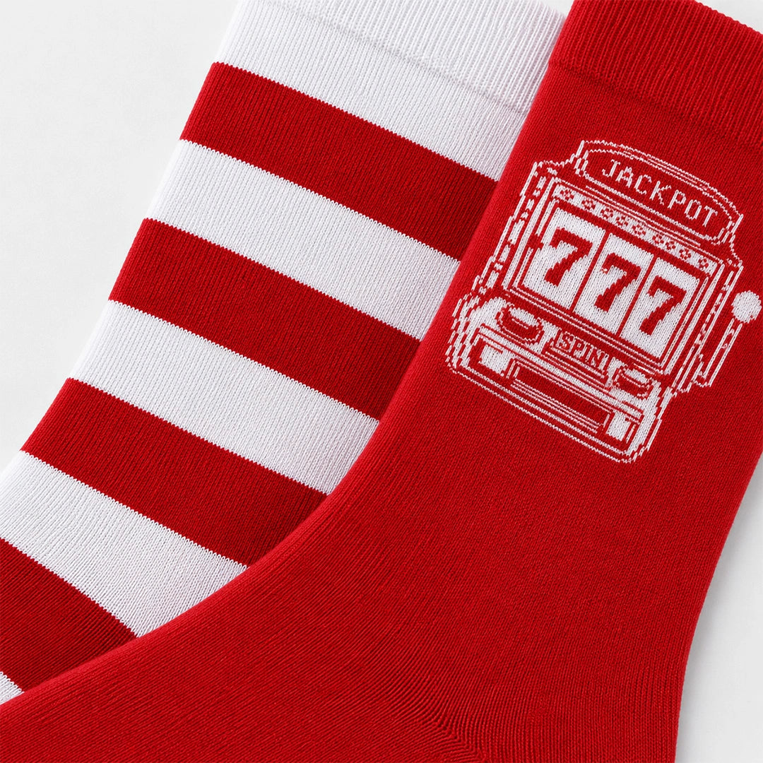 Jackpot 777 Mismatched Socks