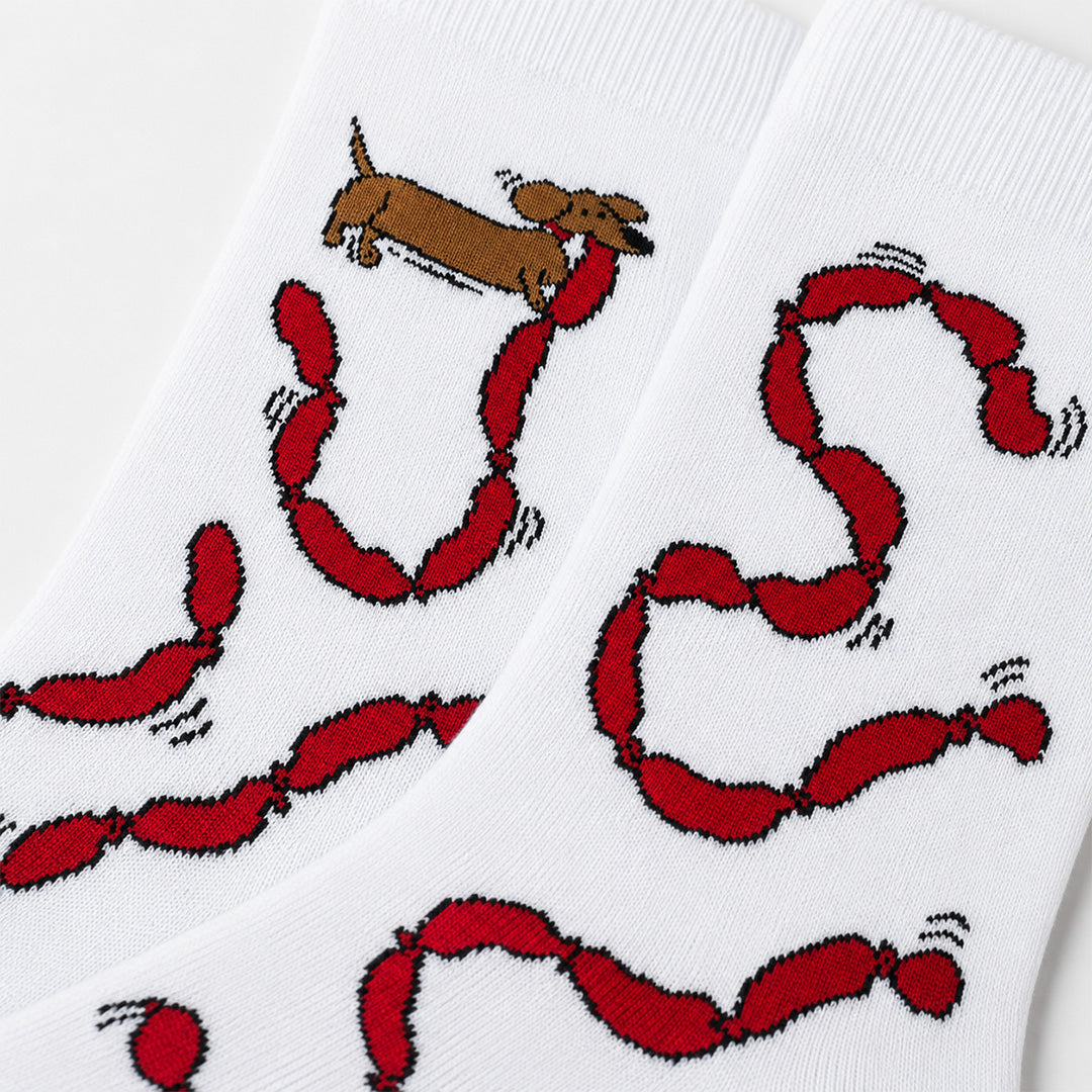Hot Dog & Hot Dog Socks
