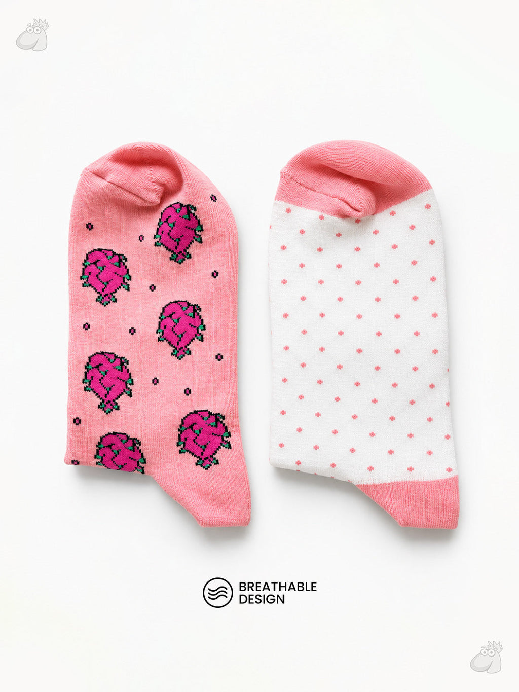 Dragon Fruits - Bunch edition Ultra Light Designer Ankle Sock