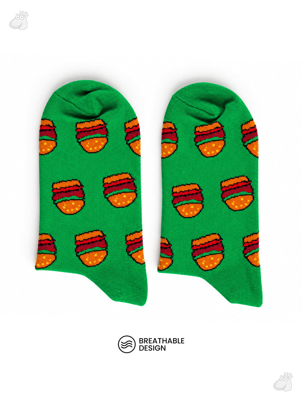 Burger - Munch edition Ultra Light Designer Ankle Sock