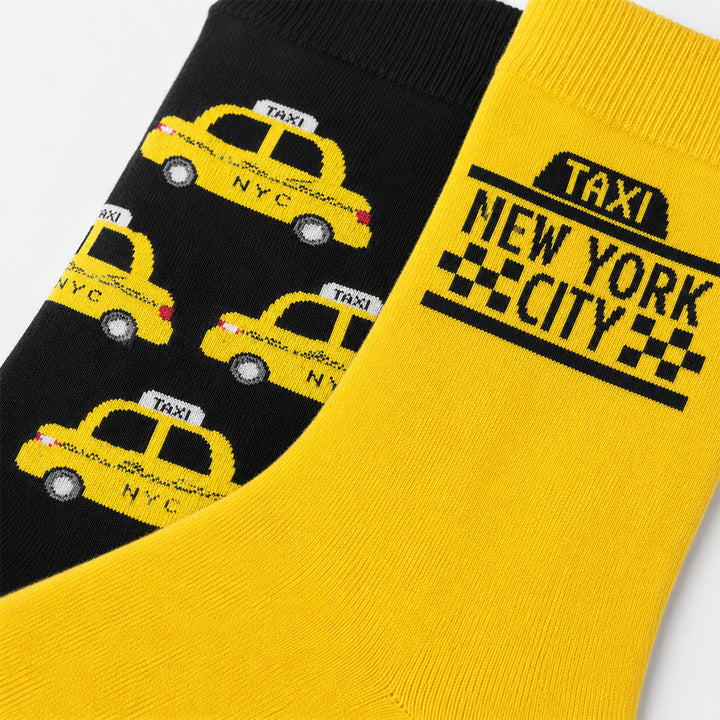 NYC Yellow Cab Crew Socks