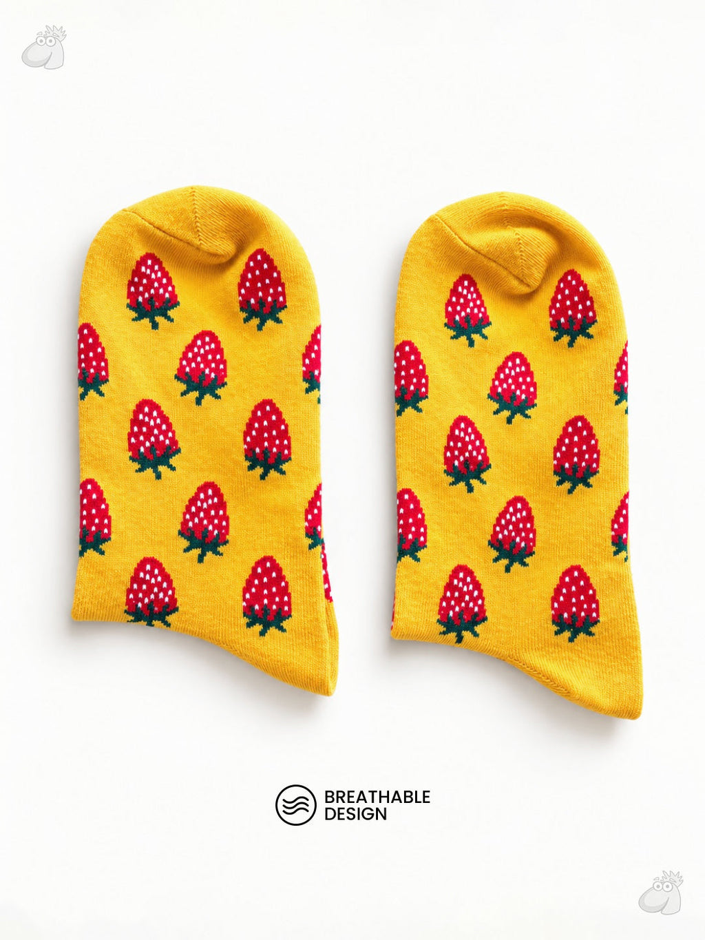 Strawberry - Bunch edition Ultra Light Designer Ankle Sock