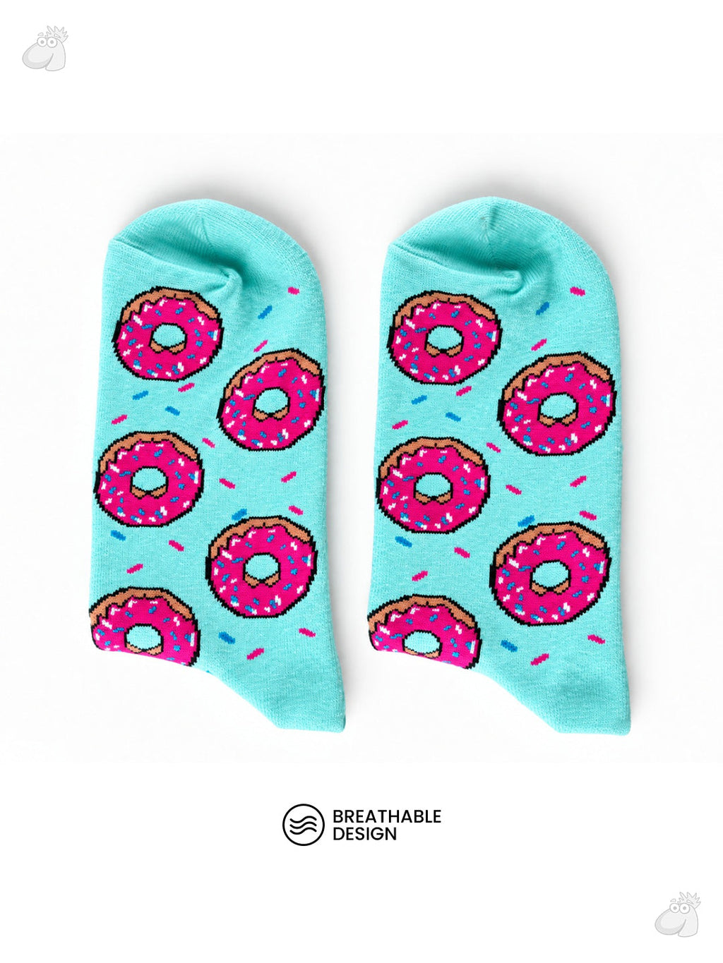 Donut - Munch edition Ultra Light Designer Ankle Sock
