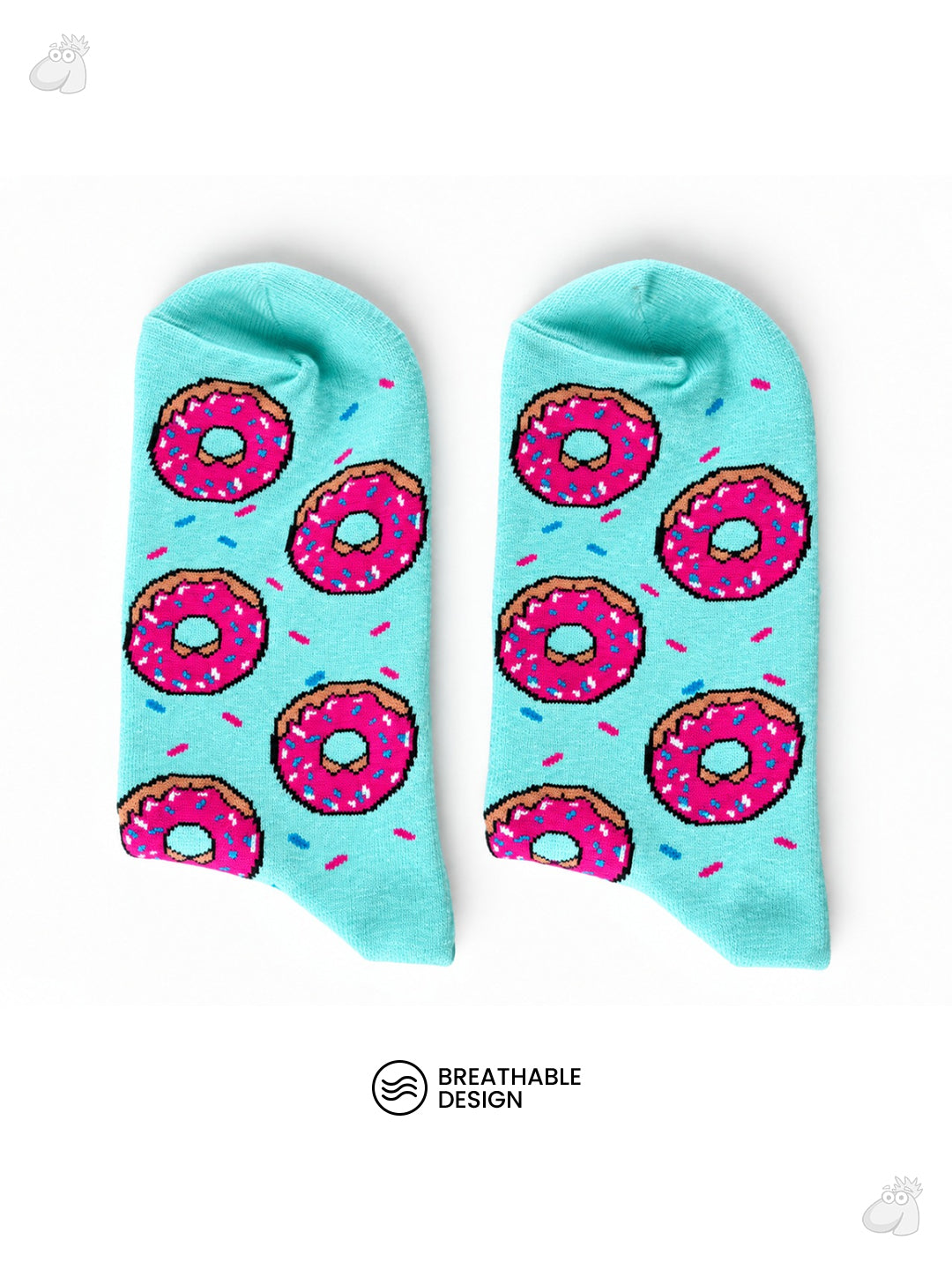 Donut - Munch edition Ultra Light Designer Ankle Sock