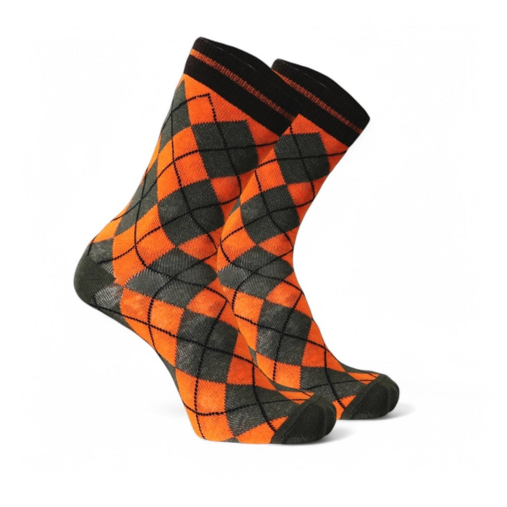 Cabin Cozy - Orange - Sockscarving - Feel The Comfort