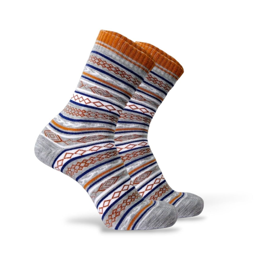 Nomad Knit - GREY/BROWN - Sockscarving - Feel The Comfort