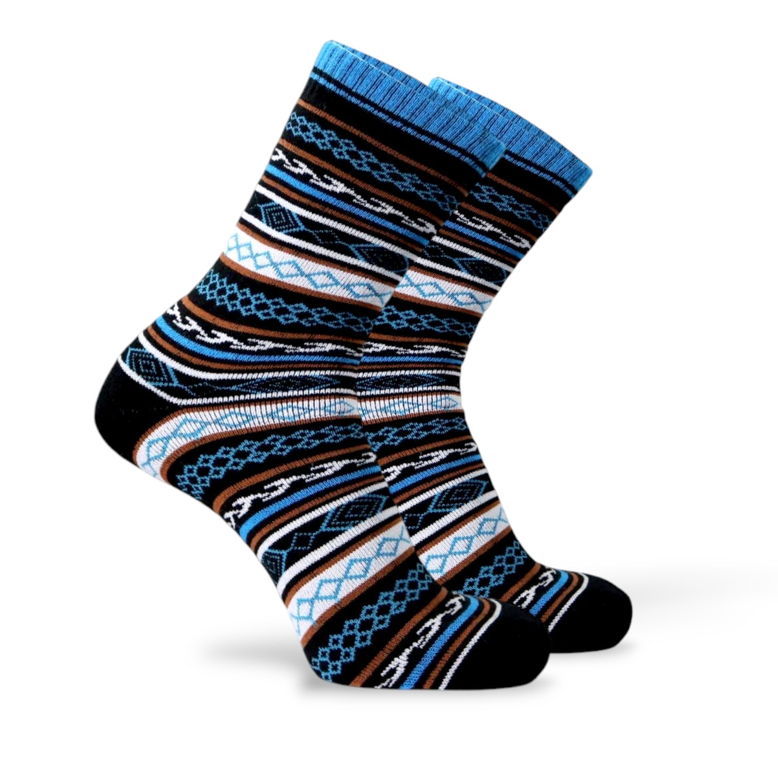 MULTICOLOR WOOLEN EDITION- BLACK/BLUE