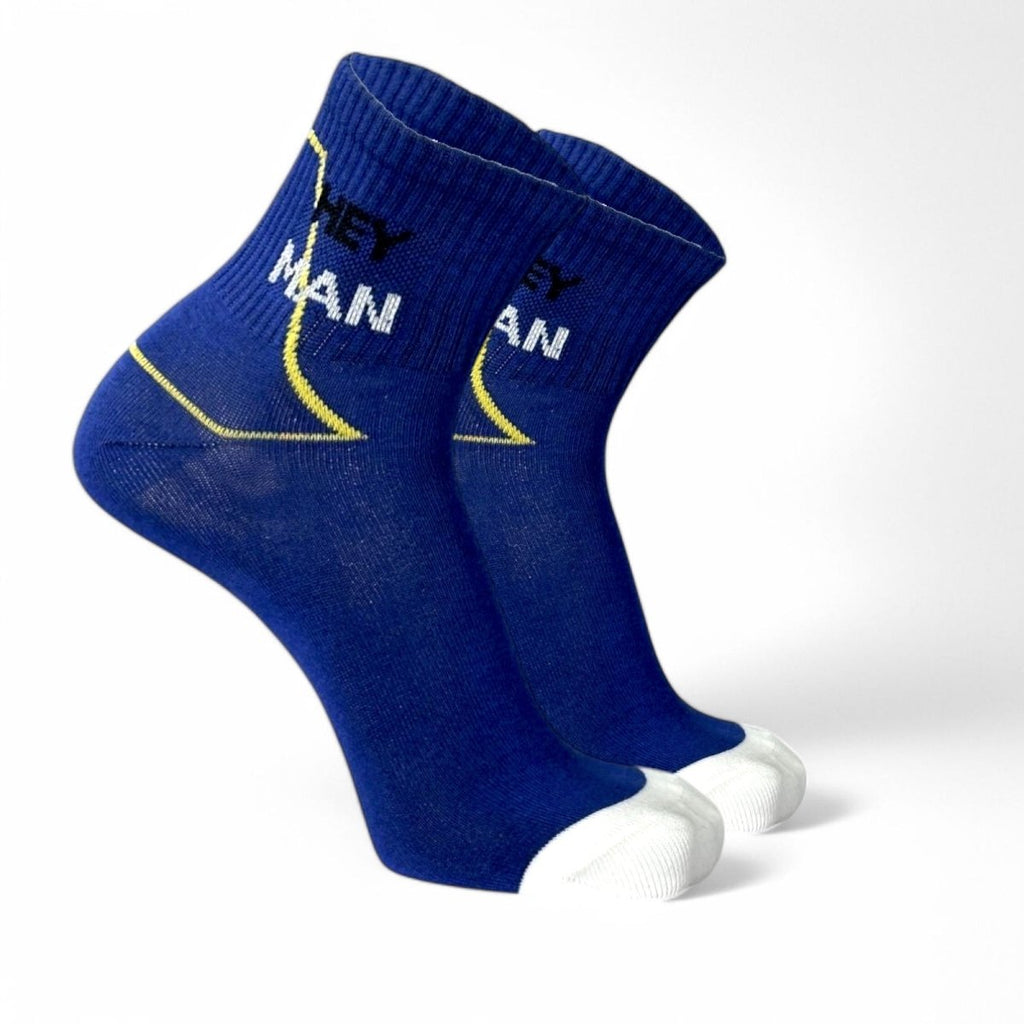 Statement Stride - BLUE - Sockscarving - Feel The Comfort