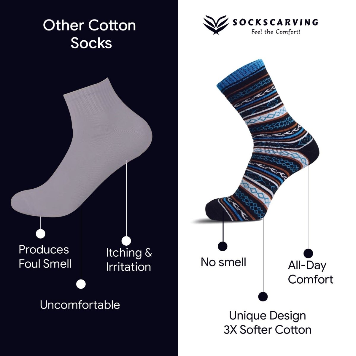 Nomad Knit: Journey in Comfort - Sockscarving - Feel The Comfort