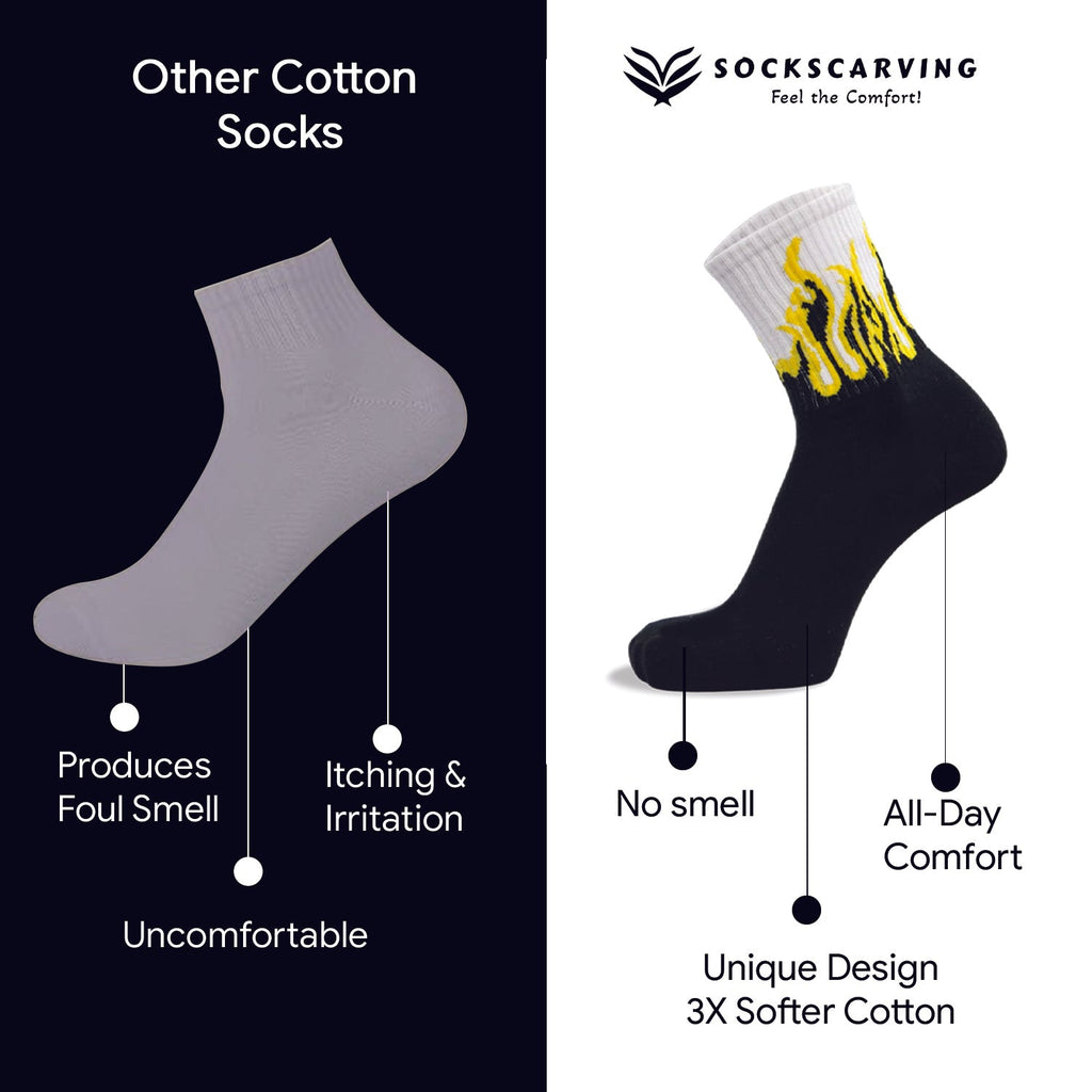 FIRE EDITION – USA’s Most Trending Socks | Limited Hours Deal - 65% OFF