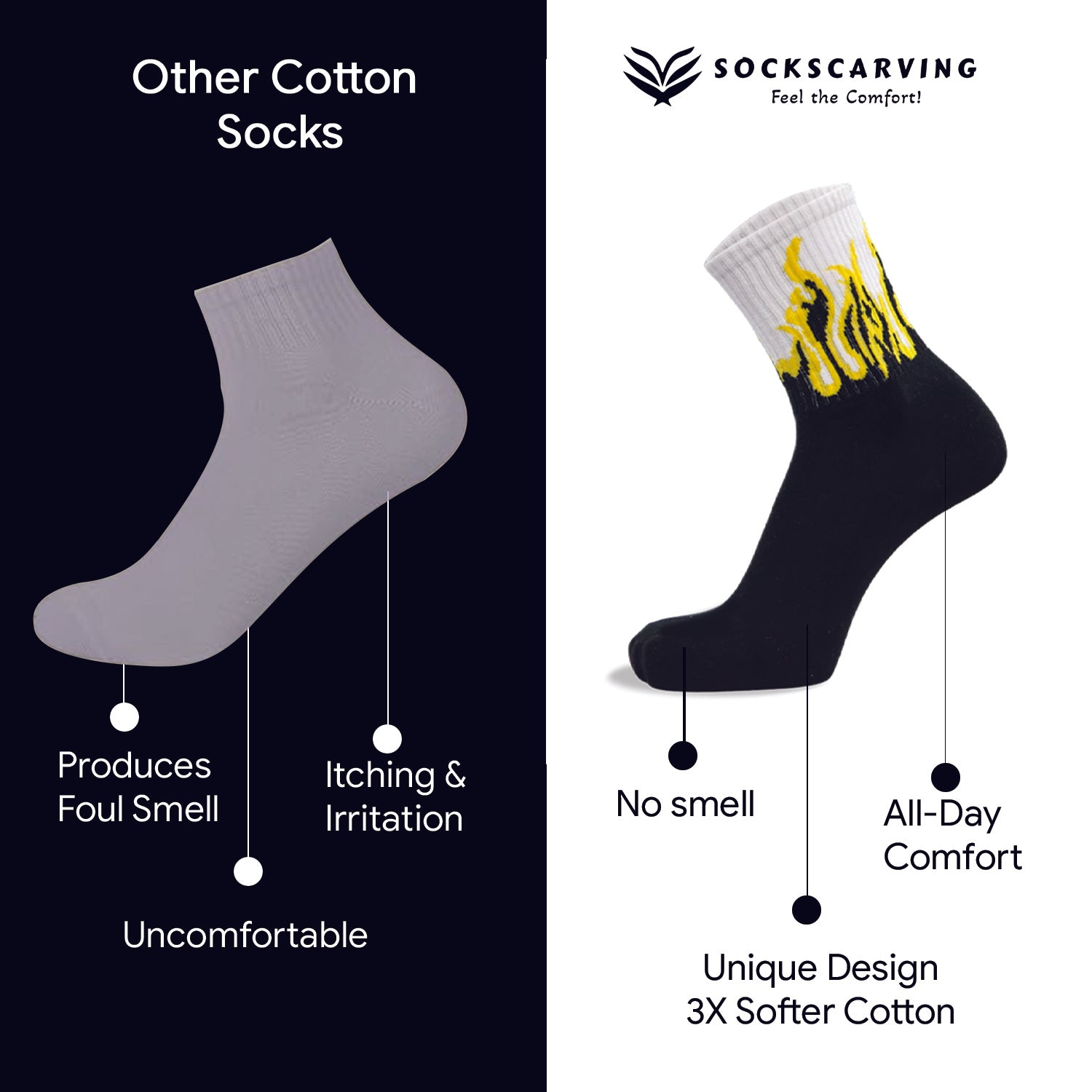 FIRE EDITION – USA’s Most Trending Socks | Limited Hours Deal - 65% OFF