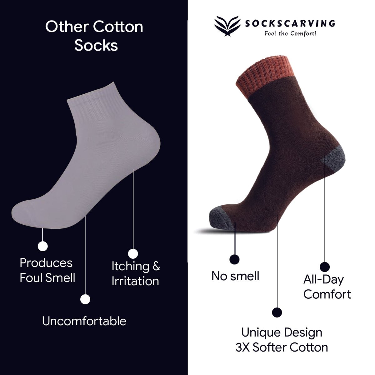 Winter Haven: Cozy Comfort, Elevated - Sockscarving - Feel The Comfort