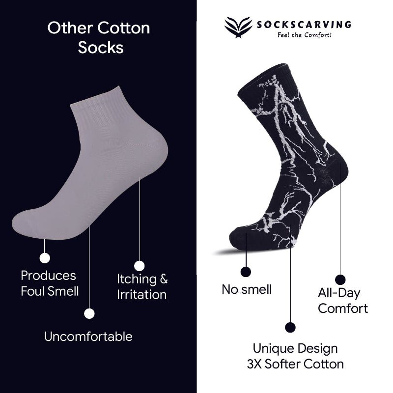 Elemental Shock: Unleash Your Inner Storm - Sockscarving - Feel The Comfort