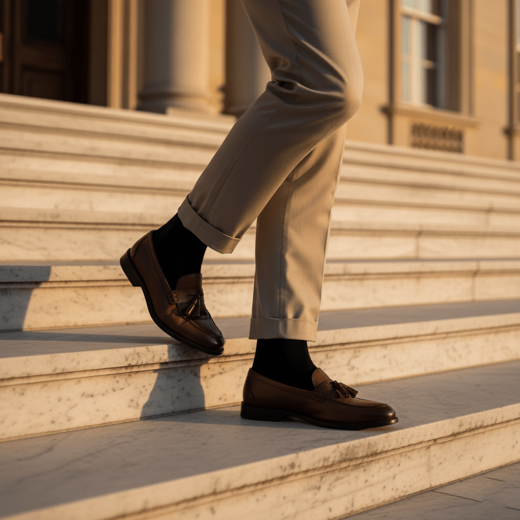 Monochrome Edge - Black - Sockscarving - Feel The Comfort