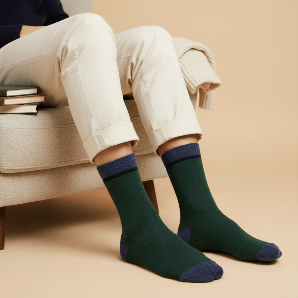 elegance socks pack of 6 premium cotton full length breathable unisex socks2-Sockscarving® Elegance Luxury Full-Length Edition (Pack of 6 | Unisex)-