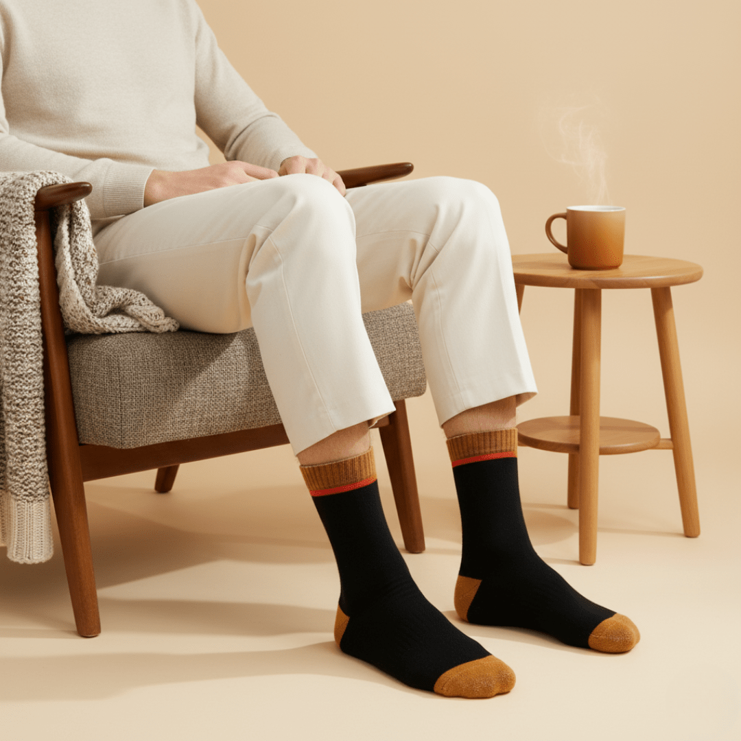 elegance socks pack of 6 premium cotton full length breathable unisex socks7-Sockscarving® Elegance Luxury Full-Length Edition (Pack of 6 | Unisex)-