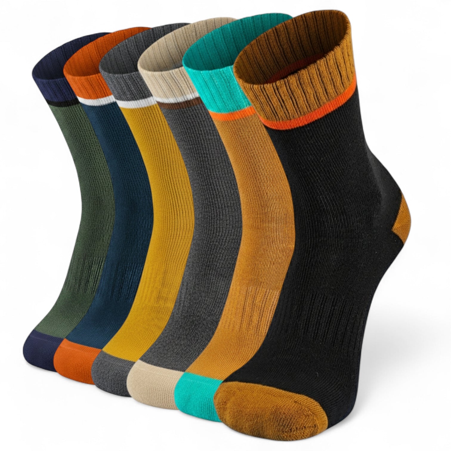 elegance socks pack of 6 premium cotton full length breathable unisex socks9-Sockscarving® Elegance Luxury Full-Length Edition (Pack of 6 | Unisex)-