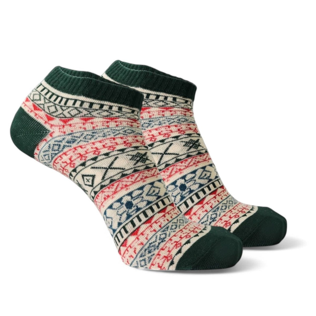 Wanderlust Weave - GREEN - Sockscarving - Feel The Comfort