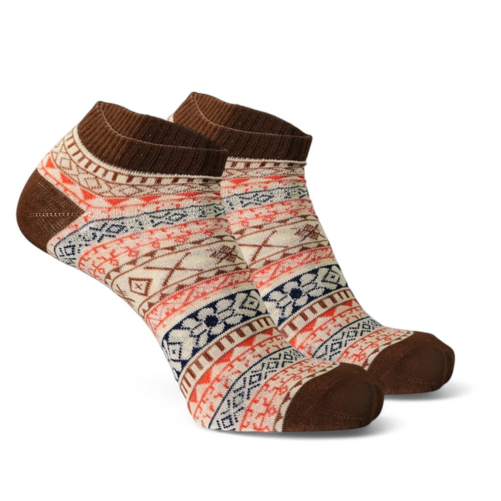 Wanderlust Weave - BROWN - Sockscarving - Feel The Comfort