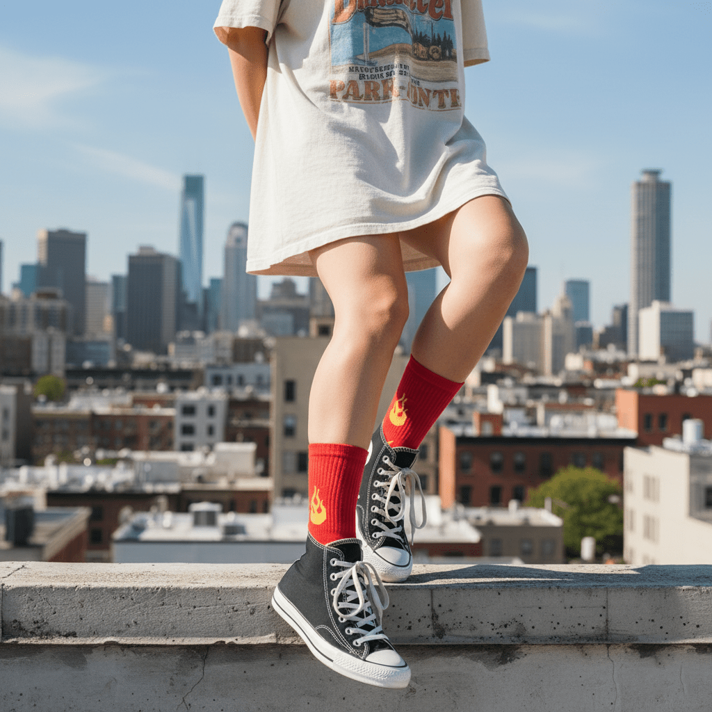 Elemental Ember - RED/YELLOW - Sockscarving - Feel The Comfort